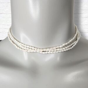 Children's Rice Pearl Necklace And Bracelet 6-Piece Set